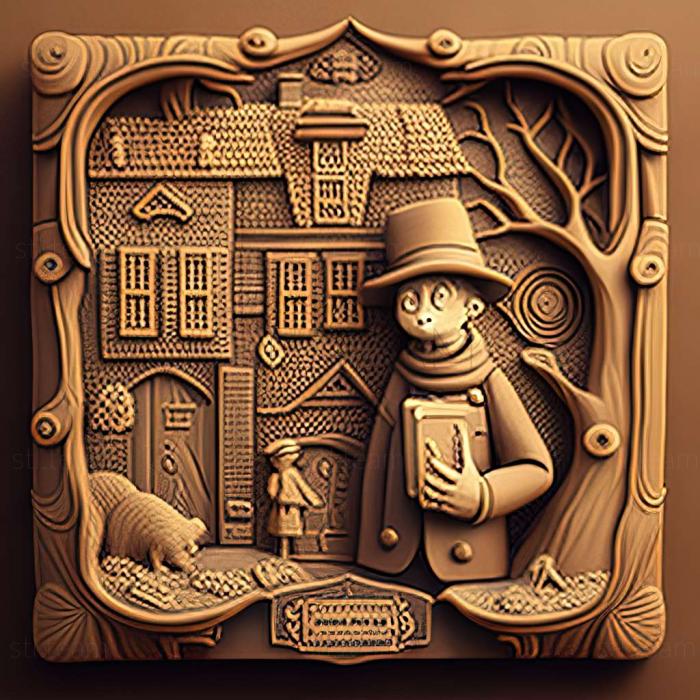 3D model Professor Layton and the Curious Village game (STL)